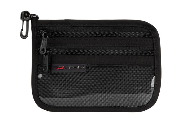 Small Double Organizer Pouch in Black 1050 Ballistic